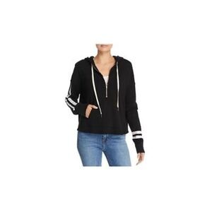 n:philanthropy Women's Black Hooded Sweatshirt Medium Casual Pullover